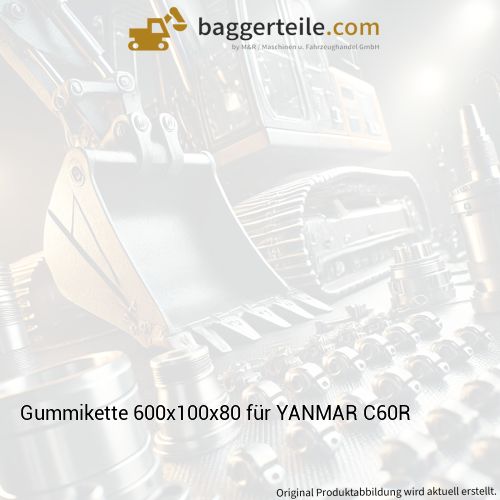 Gummikette 600x100x80 für YANMAR C60R