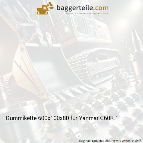 Gummikette 600x100x80 für Yanmar C60R.1