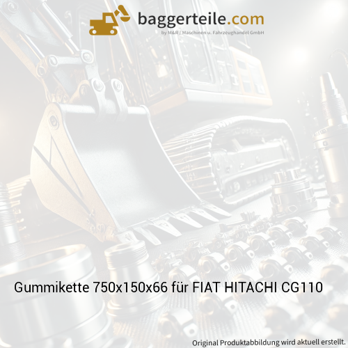 Gummikette 750x150x66 für FIAT HITACHI CG110