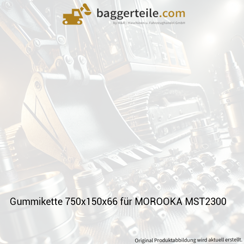 Gummikette 750x150x66 für MOROOKA MST2300