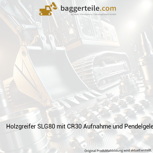 Holzgreifer SLG80 mit CR30 Aufnahme und Pendelgelenk