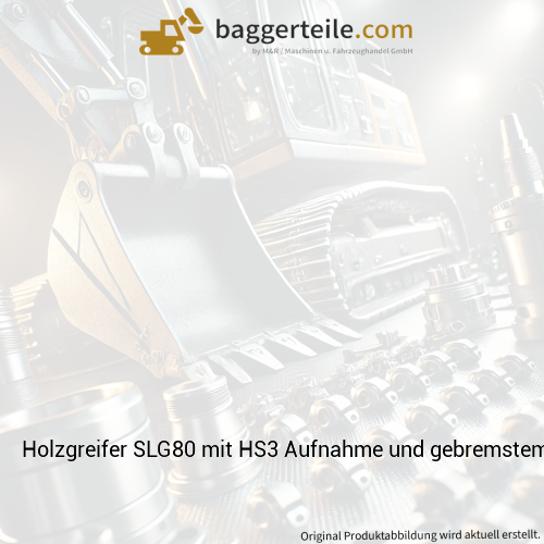 Holzgreifer SLG80 mit HS3 Aufnahme und gebremstem Pendel