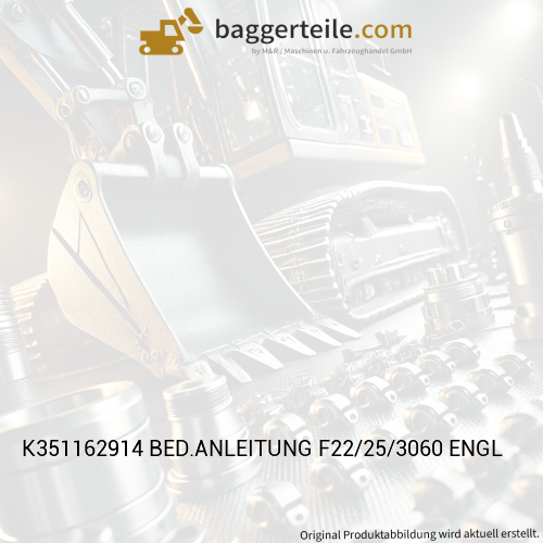 K351162914 BED.ANLEITUNG F22/25/3060 ENGL