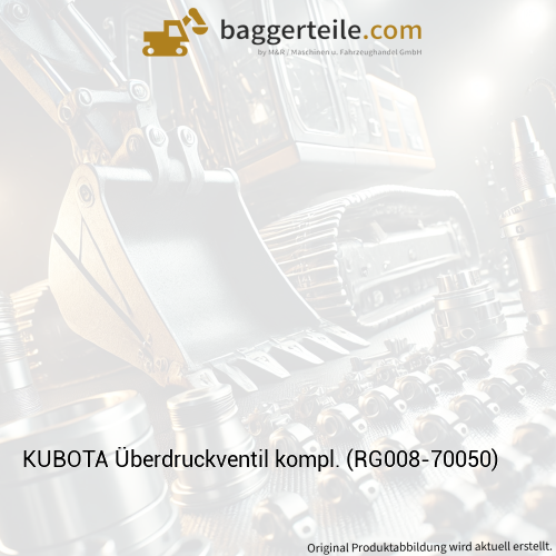 KUBOTA Überdruckventil kompl. (RG008-70050)