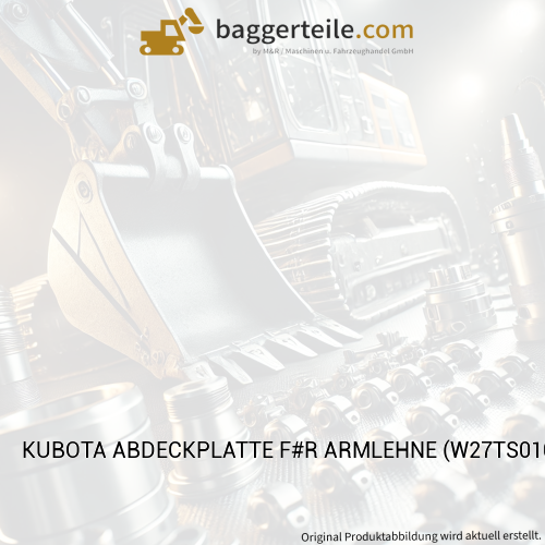 KUBOTA ABDECKPLATTE F#R ARMLEHNE (W27TS01093)