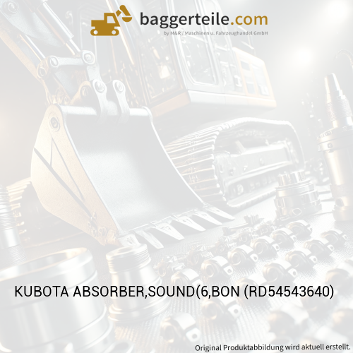 KUBOTA ABSORBER,SOUND(6,BON (RD54543640)