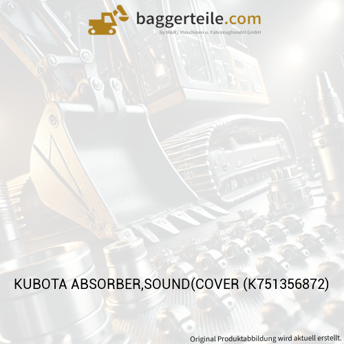 KUBOTA ABSORBER,SOUND(COVER (K751356872)