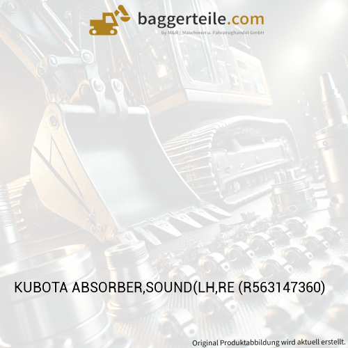 KUBOTA ABSORBER,SOUND(LH,RE (R563147360)