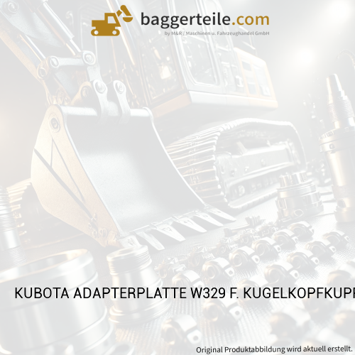 KUBOTA ADAPTERPLATTE W329 F. KUGELKOPFKUPPLUN (W27TS01301)