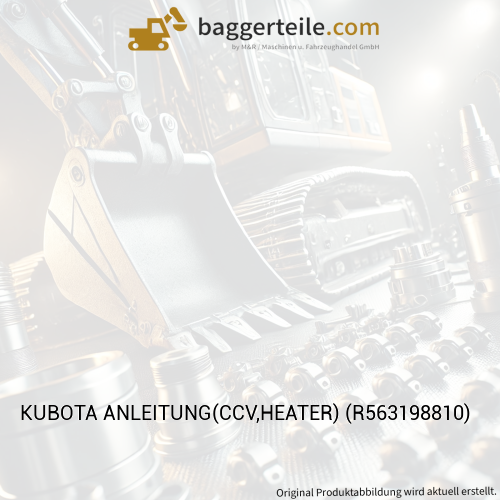 KUBOTA ANLEITUNG(CCV,HEATER) (R563198810)