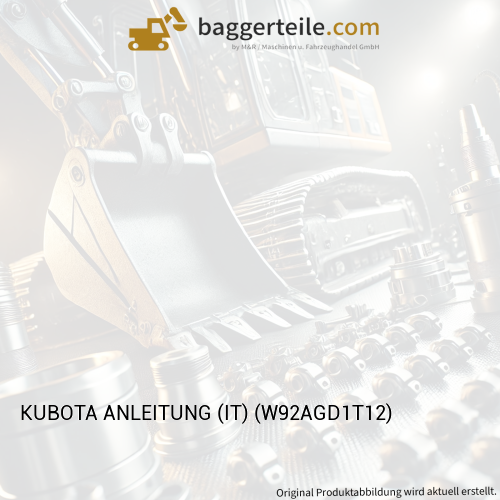 KUBOTA ANLEITUNG (IT) (W92AGD1T12)