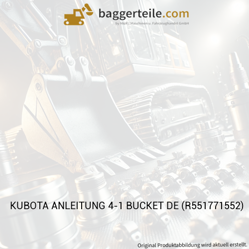 KUBOTA ANLEITUNG 4-1 BUCKET DE (R551771552)
