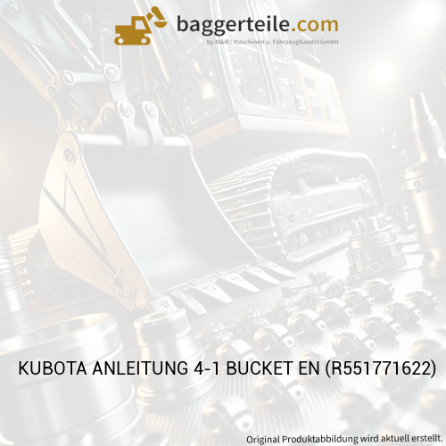 KUBOTA ANLEITUNG 4-1 BUCKET EN (R551771622)