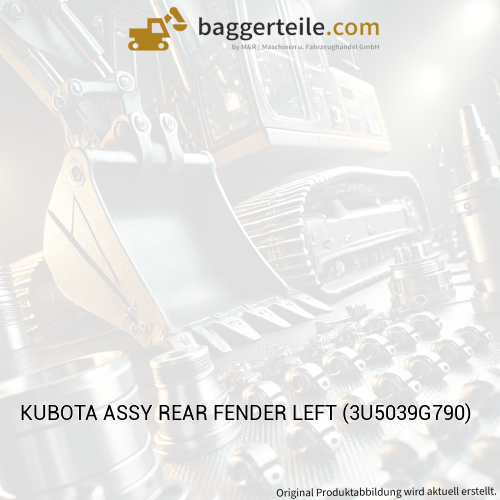 KUBOTA ASSY REAR FENDER LEFT (3U5039G790)