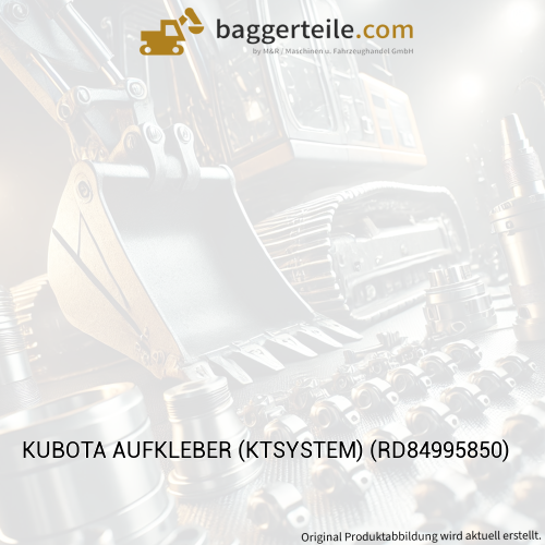 KUBOTA AUFKLEBER (KTSYSTEM) (RD84995850)