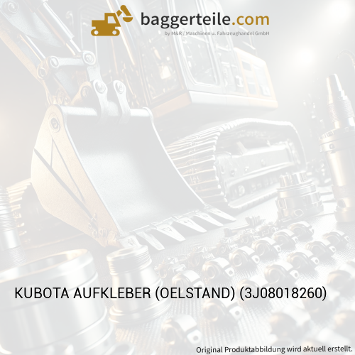 KUBOTA AUFKLEBER (OELSTAND) (3J08018260)