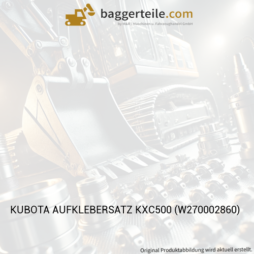 KUBOTA AUFKLEBERSATZ KXC500 (W270002860)