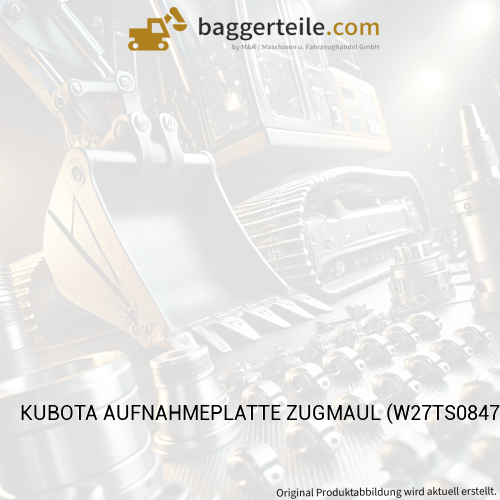 KUBOTA AUFNAHMEPLATTE ZUGMAUL (W27TS08470)