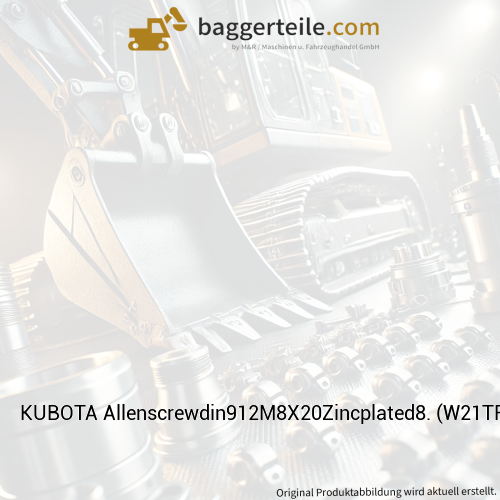 KUBOTA Allenscrewdin912M8X20Zincplated8. (W21TFD0669)