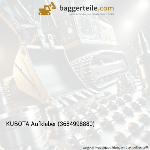 KUBOTA Aufkleber (3684998880)