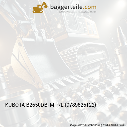 KUBOTA B2650DB-M P/L (9789826122)
