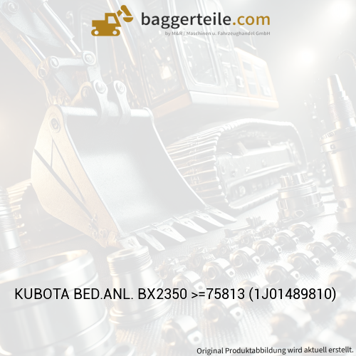 KUBOTA BED.ANL. BX2350 >=75813 (1J01489810)