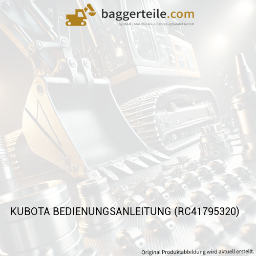 KUBOTA BEDIENUNGSANLEITUNG (RC41795320)
