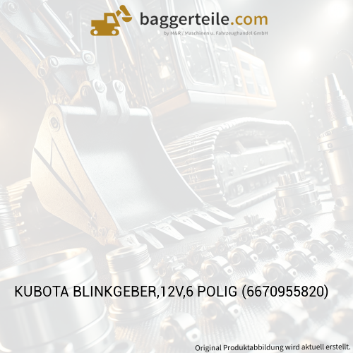 KUBOTA BLINKGEBER,12V,6 POLIG (6670955820)