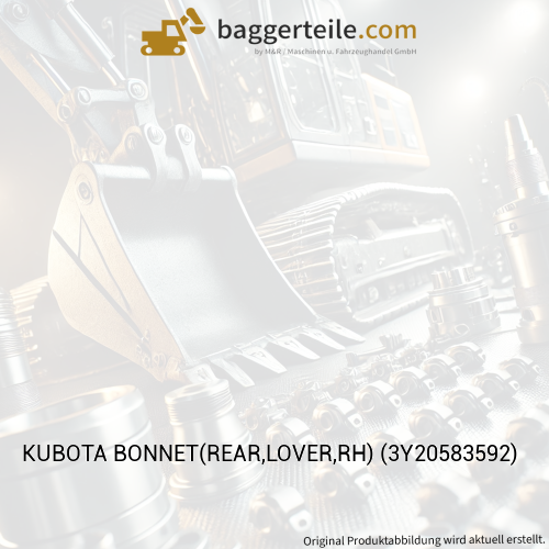 KUBOTA BONNET(REAR,LOVER,RH) (3Y20583592)
