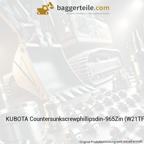 KUBOTA Countersunkscrewphillipsdin-965Zin (W21TFD1037)