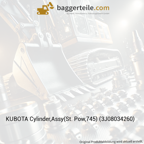 KUBOTA Cylinder,Assy(St. Pow,745) (3J08034260)