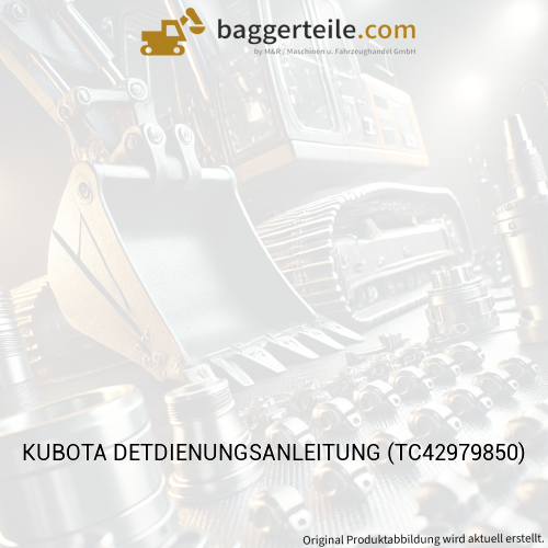KUBOTA DETDIENUNGSANLEITUNG (TC42979850)