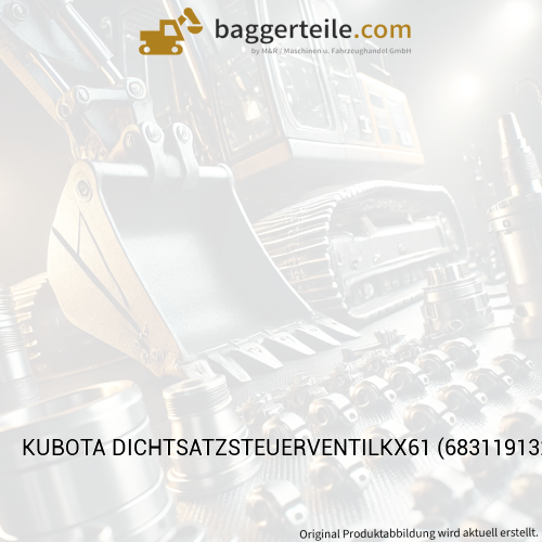 KUBOTA DICHTSATZSTEUERVENTILKX61 (6831191320)