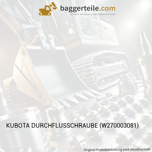 KUBOTA DURCHFLUSSCHRAUBE (W270003081)