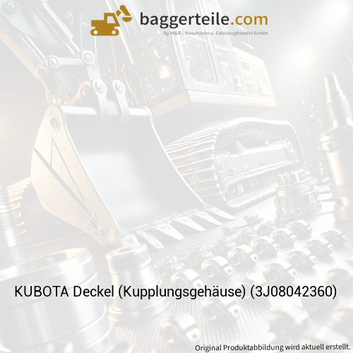 KUBOTA Deckel (Kupplungsgehäuse) (3J08042360)