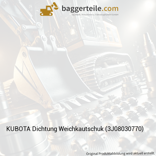 KUBOTA Dichtung Weichkautschuk (3J08030770)