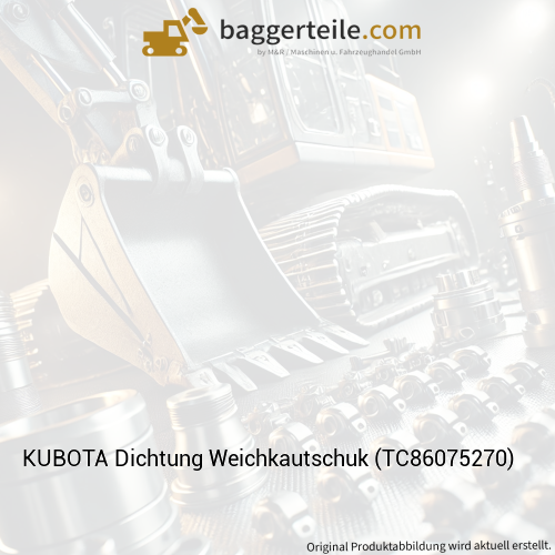 KUBOTA Dichtung Weichkautschuk (TC86075270)