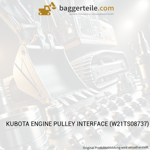 KUBOTA ENGINE PULLEY INTERFACE (W21TS08737)