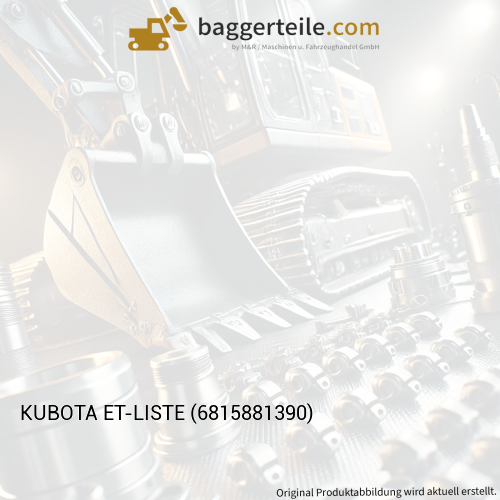 KUBOTA ET-LISTE (6815881390)