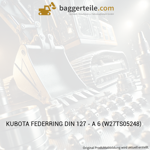 KUBOTA FEDERRING DIN 127 - A 6 (W27TS05248)