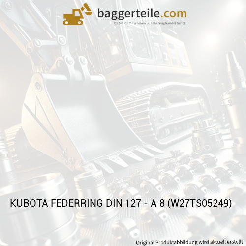 KUBOTA FEDERRING DIN 127 - A 8 (W27TS05249)