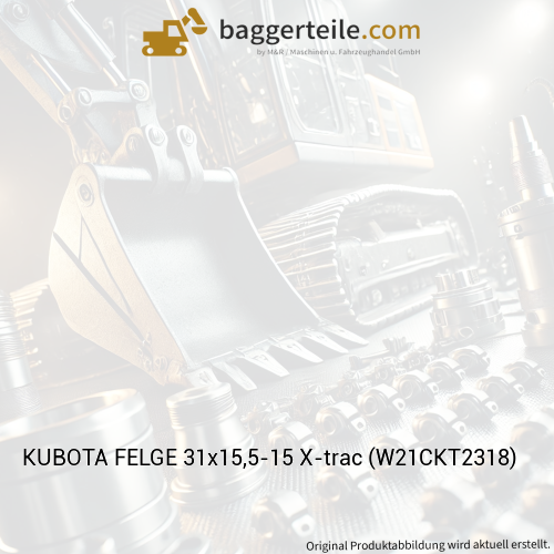 KUBOTA FELGE 31x15,5-15 X-trac (W21CKT2318)