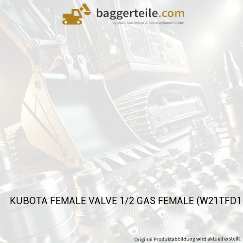 KUBOTA FEMALE VALVE 1/2 GAS FEMALE (W21TFD1125)