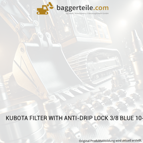 KUBOTA FILTER WITH ANTI-DRIP LOCK 3/8 BLUE 10-5 (W21TFD0219)
