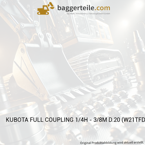 KUBOTA FULL COUPLING 1/4H - 3/8M D.20 (W21TFD0187)