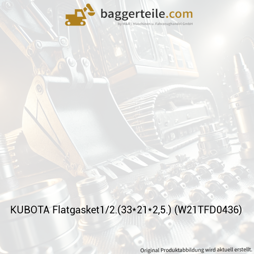 KUBOTA Flatgasket1/2.(33*21*2,5.) (W21TFD0436)