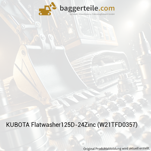 KUBOTA Flatwasher125D-24Zinc (W21TFD0357)