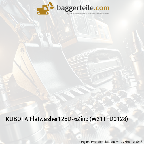 KUBOTA Flatwasher125D-6Zinc (W21TFD0128)