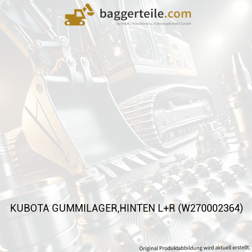 KUBOTA GUMMILAGER,HINTEN L+R (W270002364)