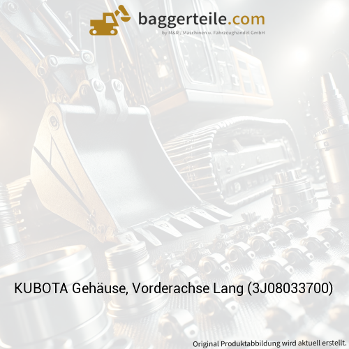 KUBOTA Gehäuse, Vorderachse Lang (3J08033700)